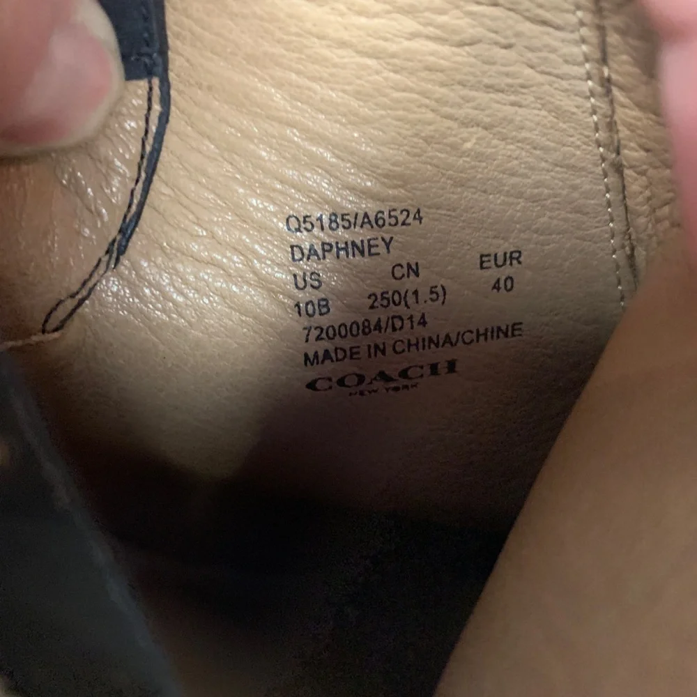 Coach Heeled Booties